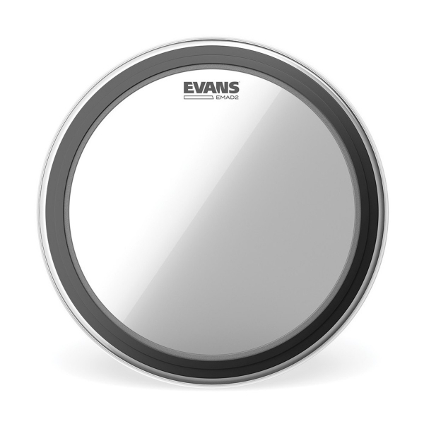 Evans EMAD 2 Clear Bass Drum Head, 24 Inch BD24EMAD2